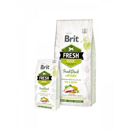 Brit Fresh Dog Duck with Millet Active Run & Work 12kg Cene