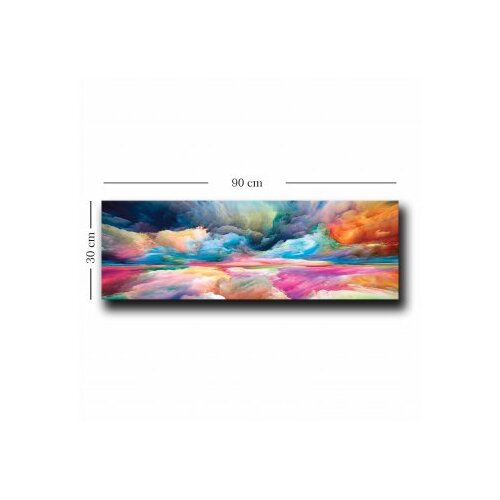 Wallity 3090NISC-008 multicolor decorative canvas painting Cene