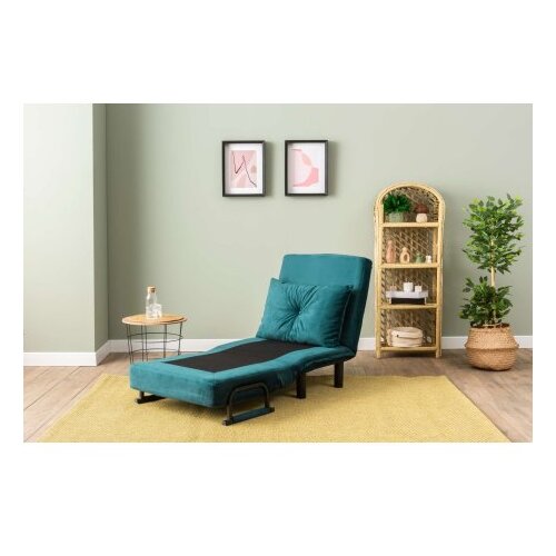 Atelier Del Sofa Sklopiva fotelja Sento, 175x50x75cm, Petrolej Slike