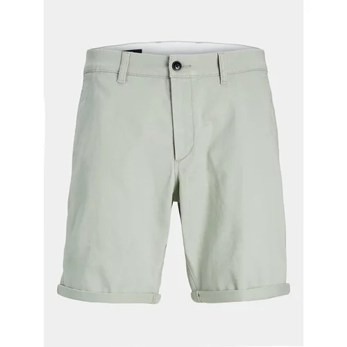 Jack & Jones Kratke hlače iz tkanine Jpstdave 12182549 Siva Regular Fit