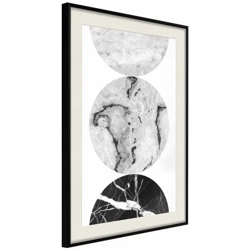  Poster - Three Shades of Marble 20x30