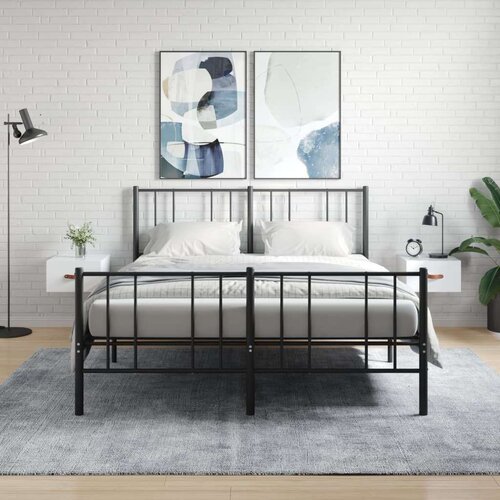  Zidni noćni ormarići 2 kom visoki sjaj bijeli 35x35x20 cm Cijene