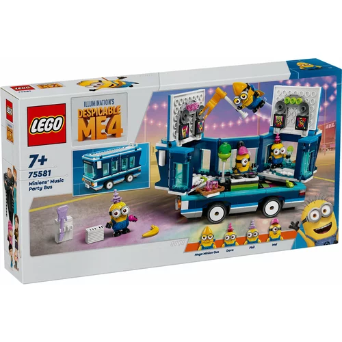 Lego Despicable Me 75581 Malci i glazbeni autobus za tulume