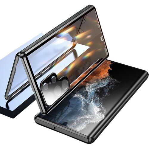 INF Ovitek za mobilni telefon z za&scaron;čito zasebnosti za Samsung Black Samsung S22 Ultra, (21236535) Cene
