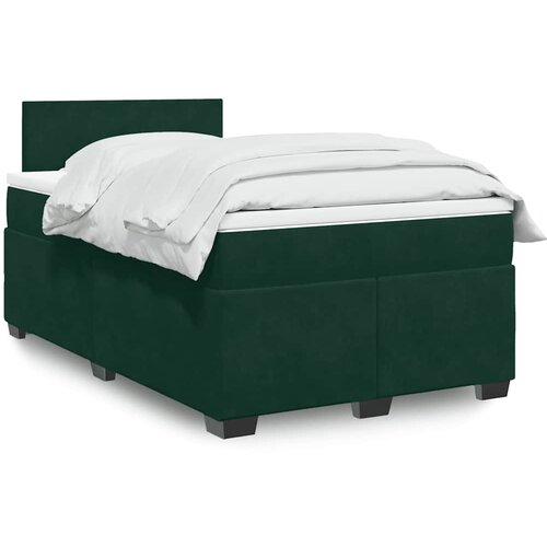 Box spring krevet s madracem tamnozeleni 120x200 cm bar&scaron;unasti Cijene