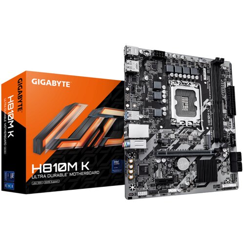 Gigabyte MB H810M K DDR5 LGA1851, 2x DDR5,1xM.2,4xSATA 6x USB, HDMI, DP, mATX Cijene