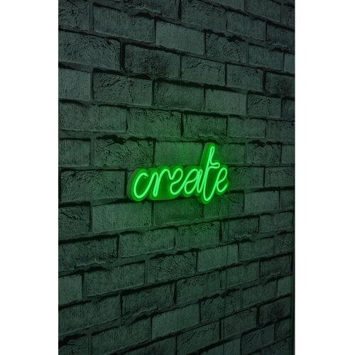 Wallity Dekorativna LED rasveta Create, 54x28x2cm, Zelena Cene