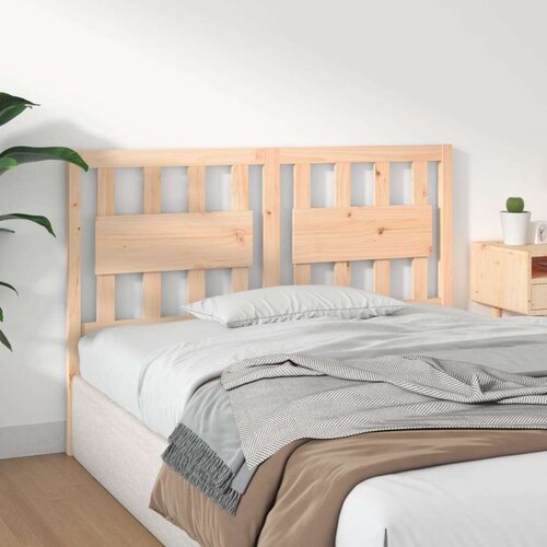  Uzglavlje za krevet 140 5 x 4 x 100 cm od masivne borovine Slike