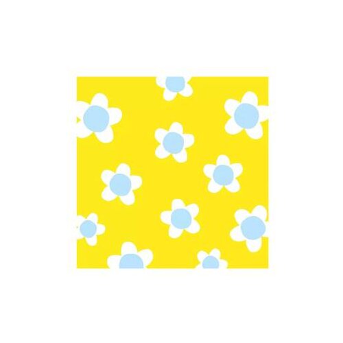PPD Papperproducts Design Flower Fun - Salvete - Flower Fun, Yellow, 33x33 cm Cene