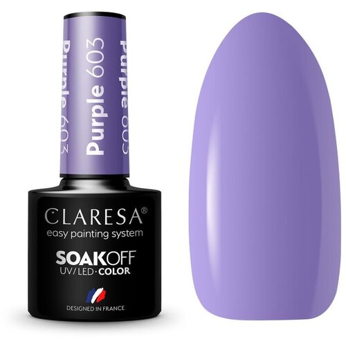 Claresa trajni lak za nokte uv/led purple 603 5g Slike
