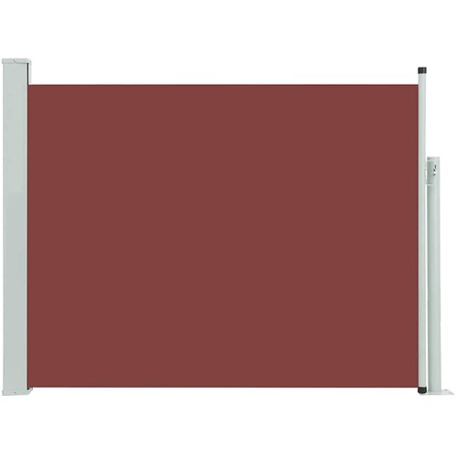 Maison Chic Zložljiva stranska tenda - Senčniki za teraso 140x500 cm rjava, (22041370) Slike