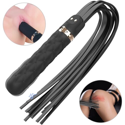 Sex HD Bloody Mary - Vodoodporni vibrator in bič z možnostjo polnjenja (črn) Cene