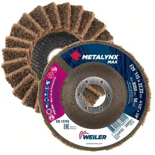 WEILER Brusna ploča lamelirana Metalyn Max Polirco 115x22 Slike