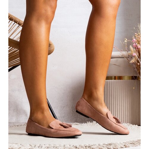 Gemre Pink eco-suede ballerinas Cillian Cijene