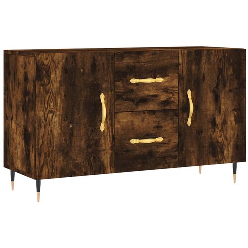 Maison Chic Komoda - Predalnik dimljeni hrast 100x36x60 cm inženirski les, (21718243) Slike