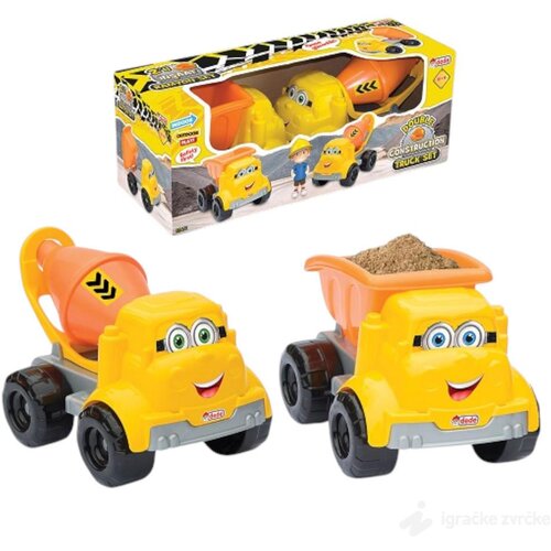  Kamioni za bebe set 2u1 DEDE Slike