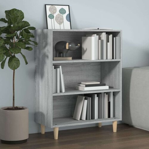  Komoda siva sonoma 69,5x32,5x90 cm konstruiran les, (20654343) Slike