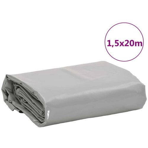  Cerada siva 1 5 x 20 m 650 g/m&amp;sup2; Slike