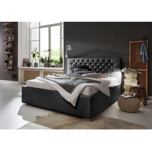  Krevet SANDRA 140x200 (crna) Slike