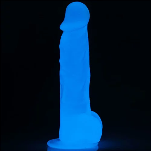 Lovetoy Dildo 8.5 Lumino Luz Azul, (21078382)