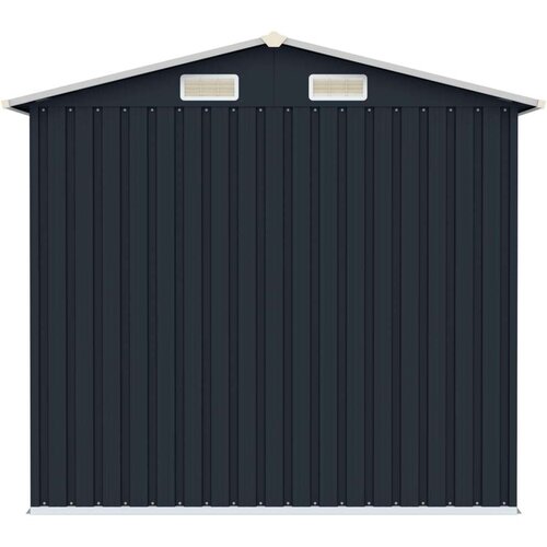 VidaXL Vrtno spremi&amp;scaron;te antracit 205 x 129 x 183 cm pocinčani čelik Slike