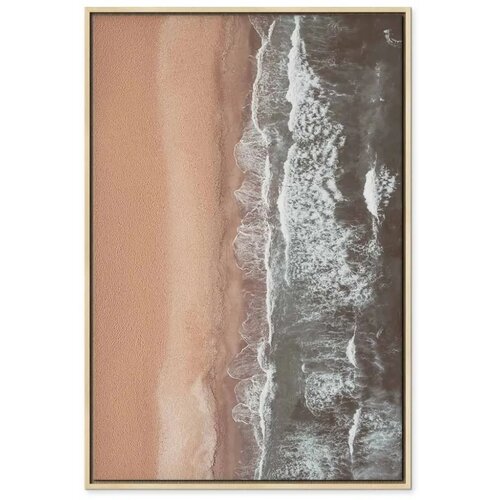  Slika - Shore Line (1 Part) Vertical 60x90 U prirodnom drvenom okviru Slike