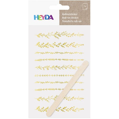  Naljepnice ukrasne bordura heyda 20-37809 23 zlatne blister Slike