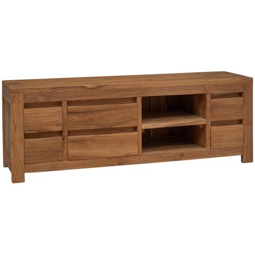 vidaXL TV komoda 110 x 30 x 40 cm Prirodna Čvrsto teak drvo Cijene