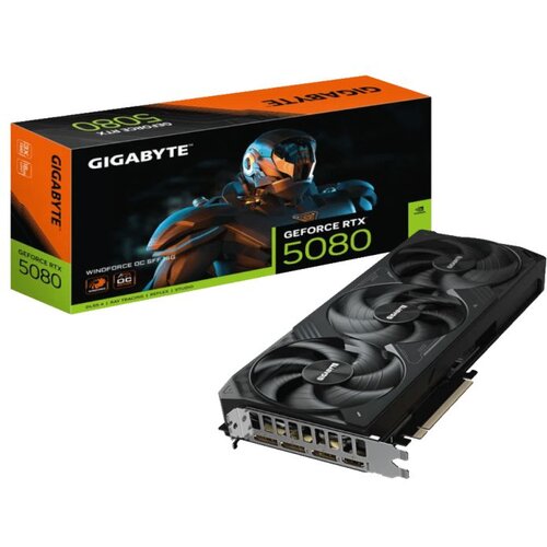 Gigabyte 5080 Windforce OC 16GSFF, 16GB, GDDR7,... Cijene