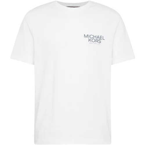 Michael Kors Majica 'MODERN' mornarska / svetlo modra / bela