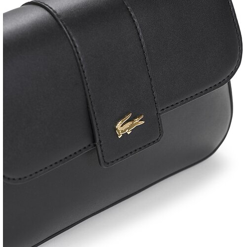 Lacoste Torbe za čez ramo Petit sac bandouli&amp;egrave;re &amp;agrave; rabat Casual Črna Slike