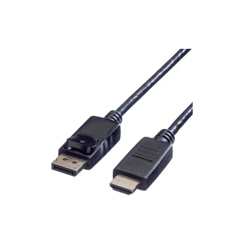 Value DisplayPort priključni kabel 1.00 m 11.99.5780 sa zaštitom crna [1x muški konektor displayport - 1x muški konektor Cijene