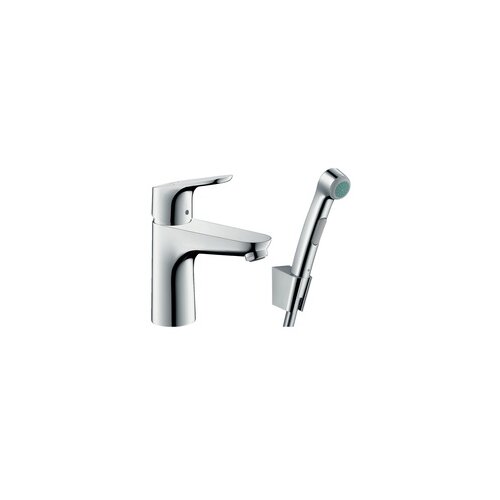Hansgrohe Focus 100 Chrome baterija (slavina) za umivaonik sa higijenskim tuš setom 31927000 Cene