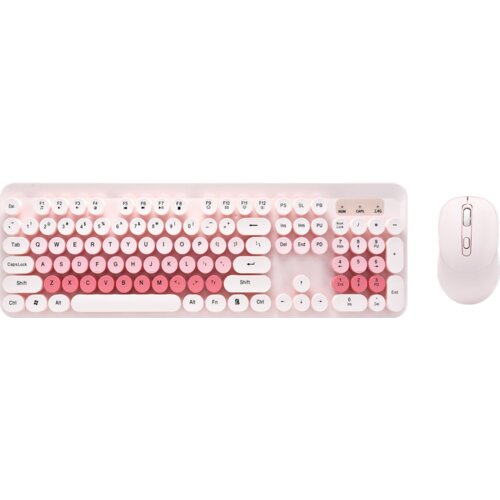  Tastatura I Miš Set Op24376 Ljubičasta-Roze Cene