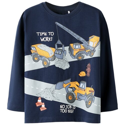 Name it majica DR 13249576 NMMOFEK TONKA LS NREG TOP CPLG F modra 116 Slike