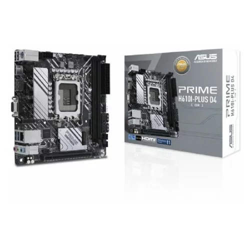 Asus prime H610I-PLUS D4-CSM LGA1700 mini-itx DDR4 hdmi dp usb 3.2 matična plošča