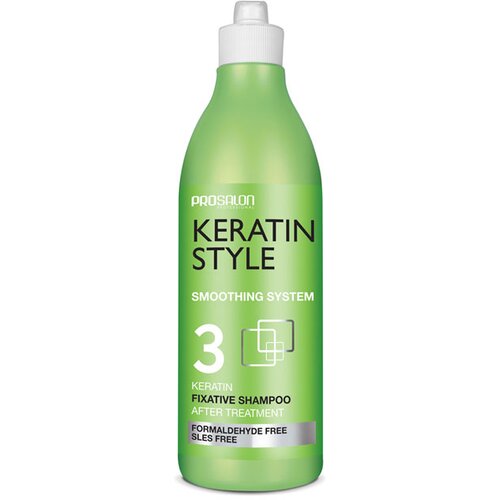 Prosalon &amp;Scaron;ampon sa keratinom za fiksiranje kose KERATIN STYLE KORAK 3 500g Slike