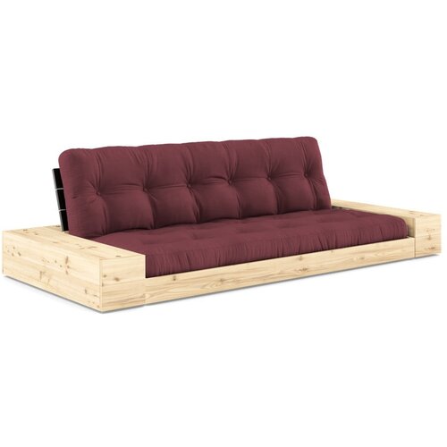 Karup Design Bordo rdeča raztegljiva sedežna garnitura 244 cm Base – Cene