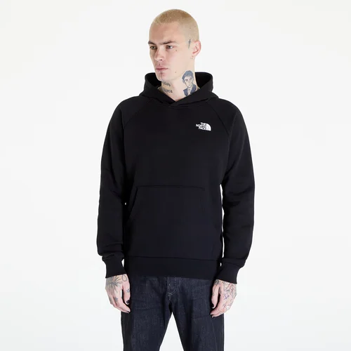 The North Face Raglan Red Box Hoodie Black