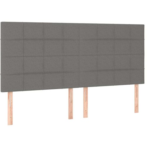  Kreveta s oprugama i madrac svjetlosivi 180x200cm tkanina Slike