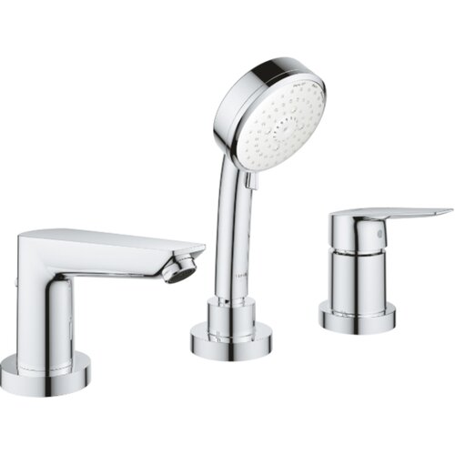 Grohe tu&amp;scaron; set BauEdgeOHM, z enoročno armaturo, krom, stenska montaža, 2511710A Slike