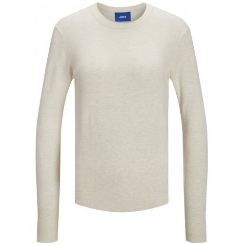 JJXX Puloverji Noos Knit Lara L/S - Snow White Bela Cene