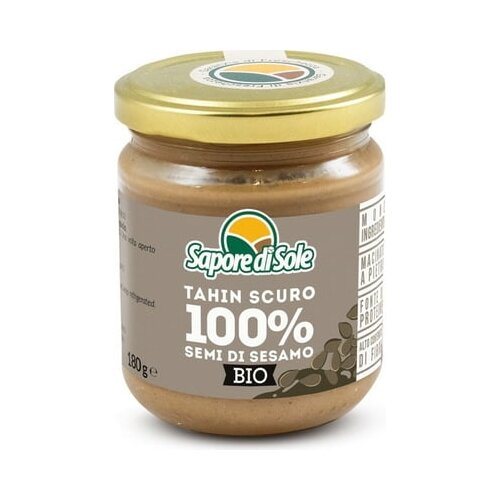 Sapore di Sole Bio 100% polnozrnata sezamova krema - temni tahini Cene
