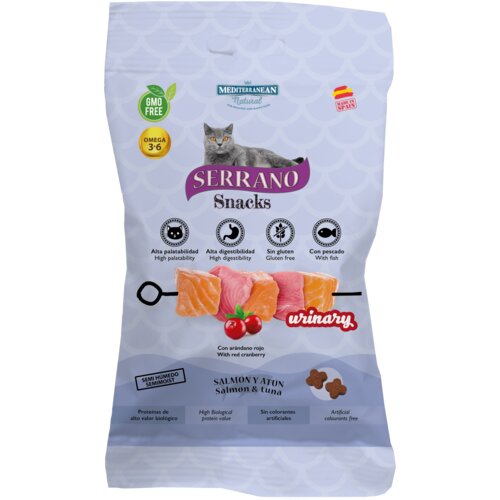 Mediterranean Natural poslastica cat serrano piletina urinary 50 g Slike