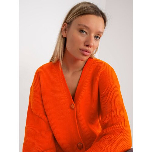 Fashion Hunters Orange cardigan with decorative buttons RUE PARIS Cijene