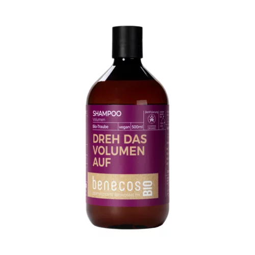 Benecos benecosBIO šampon za volumen "Dreh das Volumen auf" - 500 ml