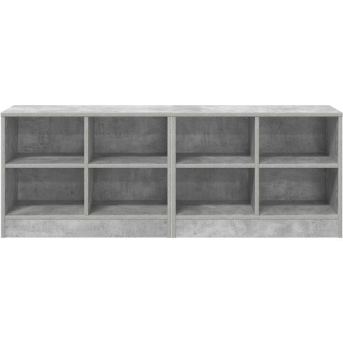  za krevet s policom 2 pcs Betonska siva 66 x 33 x 48 cm Slike