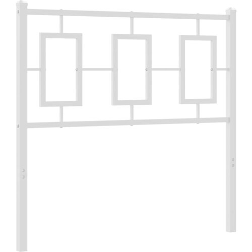 Maison Chic kovinsko posteljno vzglavje - vzglavna omarica - nočna omarica belo 90 cm, (21704474) Slike