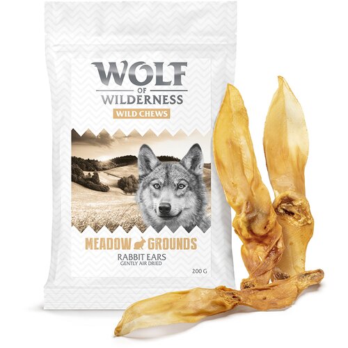 Wolf of Wilderness uši kunića - 2 x 200 g Cene