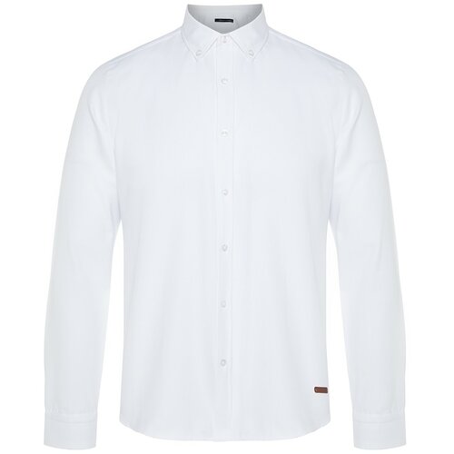 Trendyol Shirt - White - Slim fit Cene